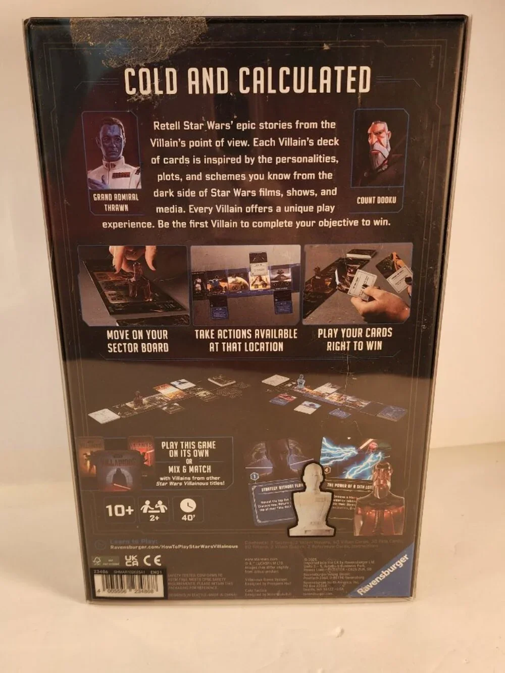 NEW IN BOX: Star Wars Villainous Cold Tactics strategy board game